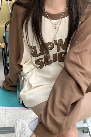 Style Core Aesthetics, New Style Trends - Slip n Slide Sweatshirt