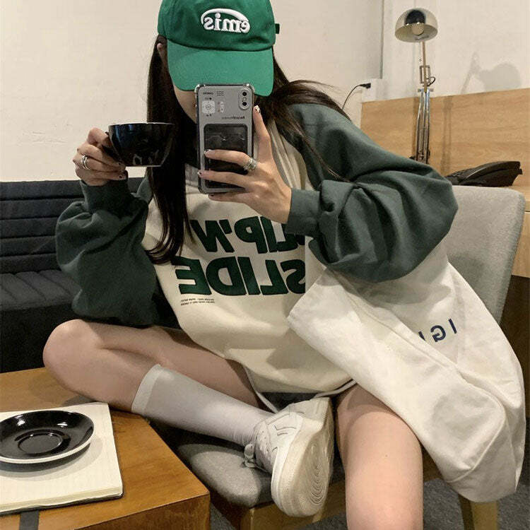 Style Core Aesthetics, New Style Trends - Slip n Slide Sweatshirt