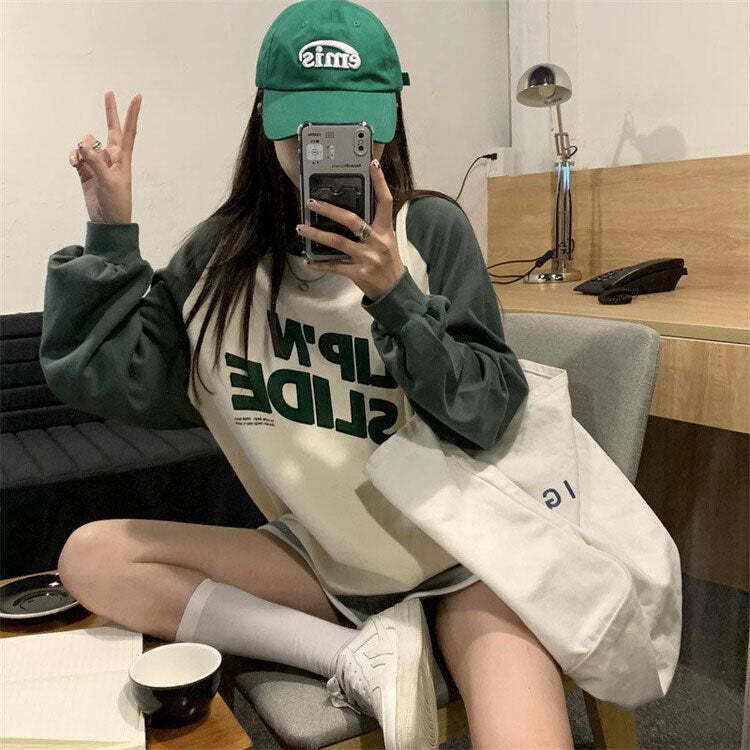 Style Core Aesthetics, New Style Trends - Slip n Slide Sweatshirt Style Core Aesthetics, New Style Trends - Slip n Slide Sweatshirt