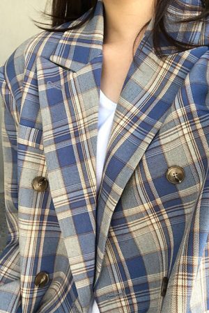Style Core Aesthetics, New Style Trends - Smarty Pants Plaid Jacket