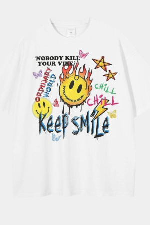 Style Core Aesthetics, New Style Trends - 'Smile' T shirt