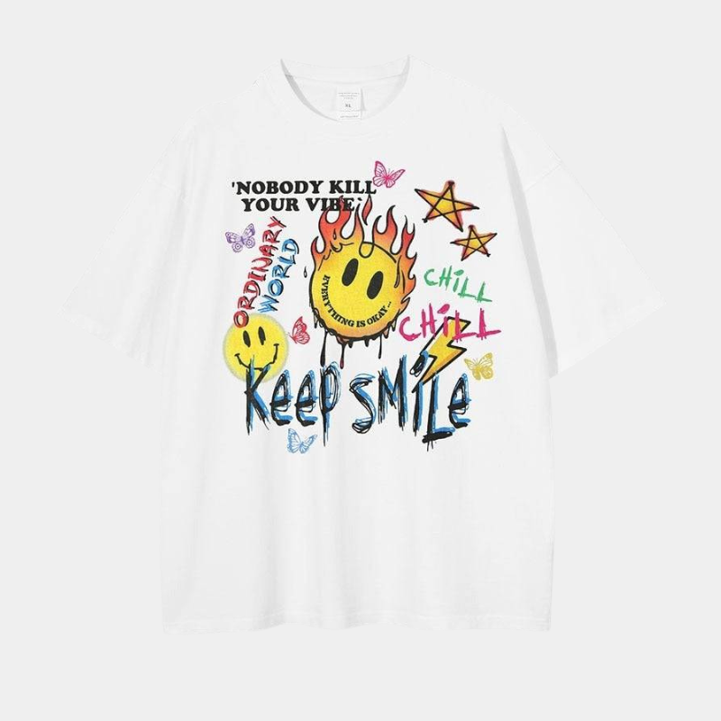 Style Core Aesthetics, New Style Trends - 'Smile' T shirt Style Core Aesthetics, New Style Trends - 'Smile' T shirt
