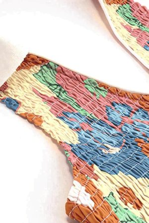 Style Core Aesthetics, New Style Trends - Smocked Halter Cropped Tank Top