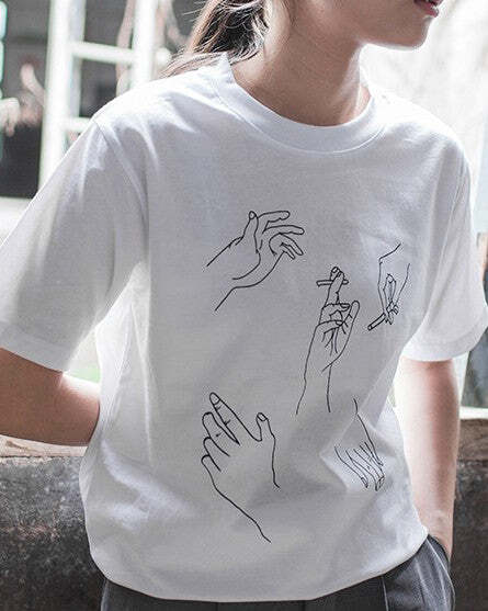Style Core Aesthetics, New Style Trends - Smoking Hands T-Shirt Style Core Aesthetics, New Style Trends - Smoking Hands T-Shirt