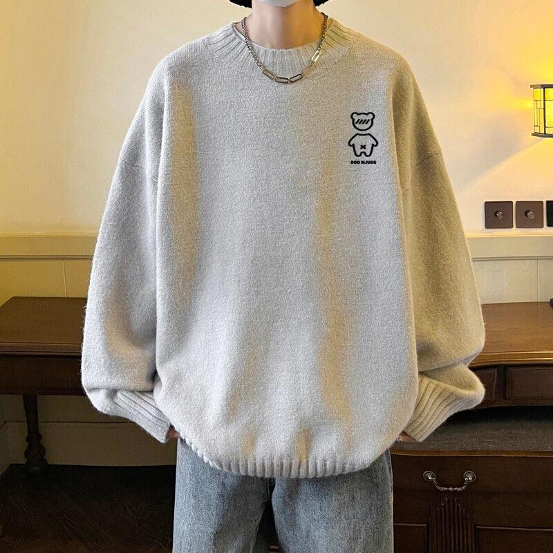 Style Core Aesthetics, New Style Trends - Soft Boy Bear Sweater Style Core Aesthetics, New Style Trends - Soft Boy Bear Sweater