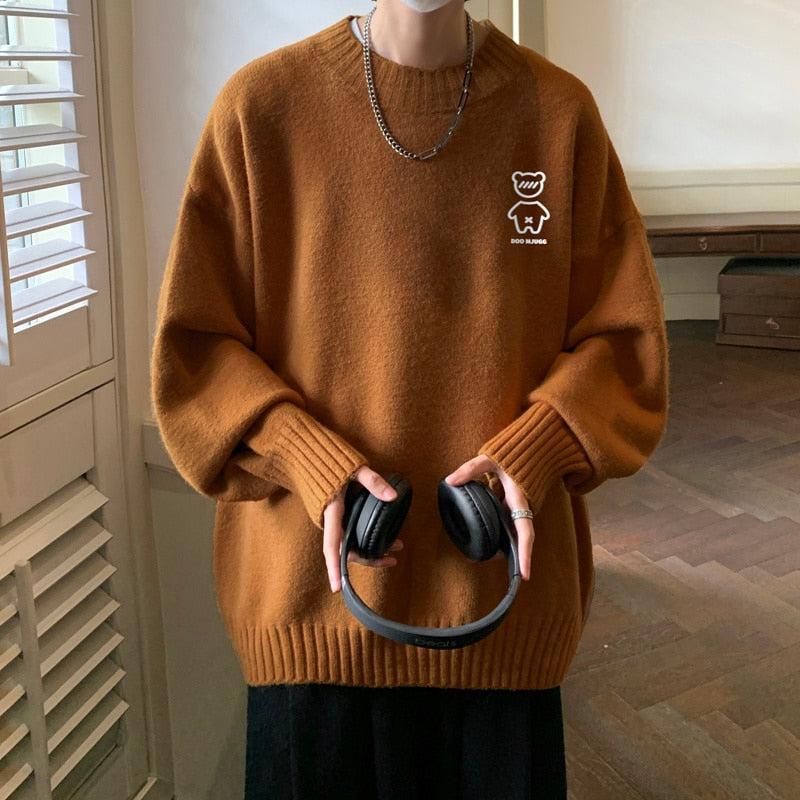 Style Core Aesthetics, New Style Trends - Soft Boy Bear Sweater Style Core Aesthetics, New Style Trends - Soft Boy Bear Sweater