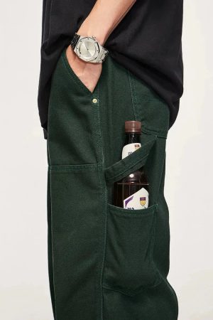 Style Core Aesthetics, New Style Trends - Soft Boy Bottle Pocket Pants
