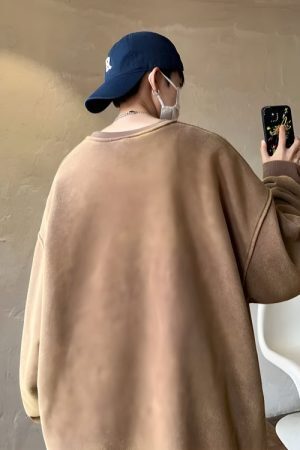 Style Core Aesthetics, New Style Trends - Soft Boy Casual Oversized Sweatshirt