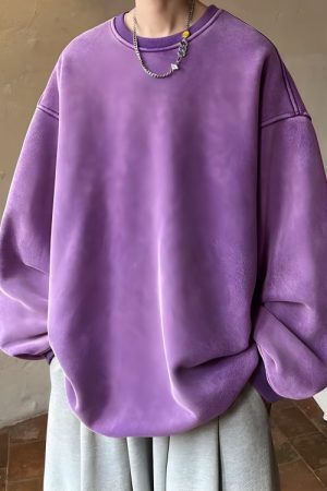 Style Core Aesthetics, New Style Trends - Soft Boy Casual Oversized Sweatshirt