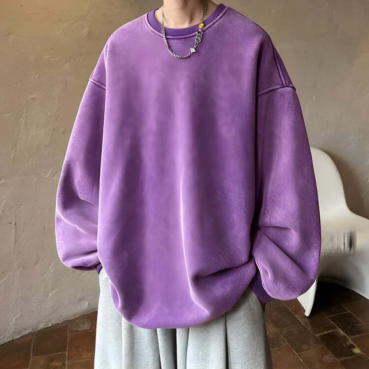 Style Core Aesthetics, New Style Trends - Soft Boy Casual Oversized Sweatshirt Style Core Aesthetics, New Style Trends - Soft Boy Casual Oversized Sweatshirt