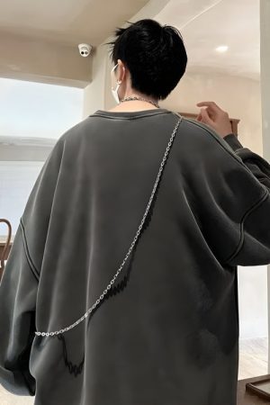 Style Core Aesthetics, New Style Trends - Soft Boy Casual Oversized Sweatshirt