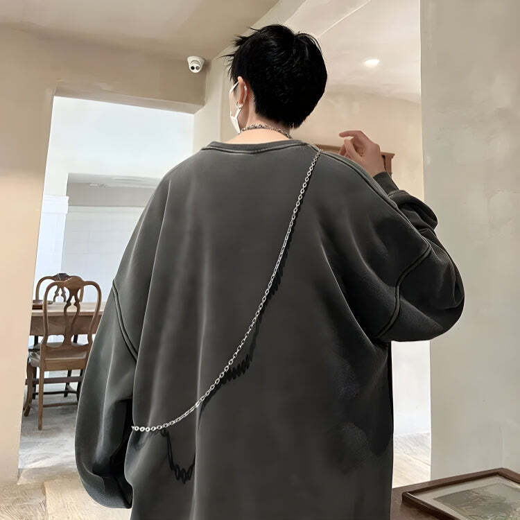 Style Core Aesthetics, New Style Trends - Soft Boy Casual Oversized Sweatshirt Style Core Aesthetics, New Style Trends - Soft Boy Casual Oversized Sweatshirt