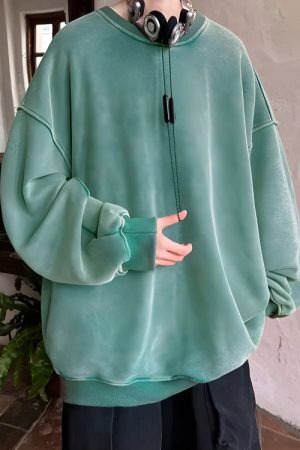 Style Core Aesthetics, New Style Trends - Soft Boy Casual Oversized Sweatshirt