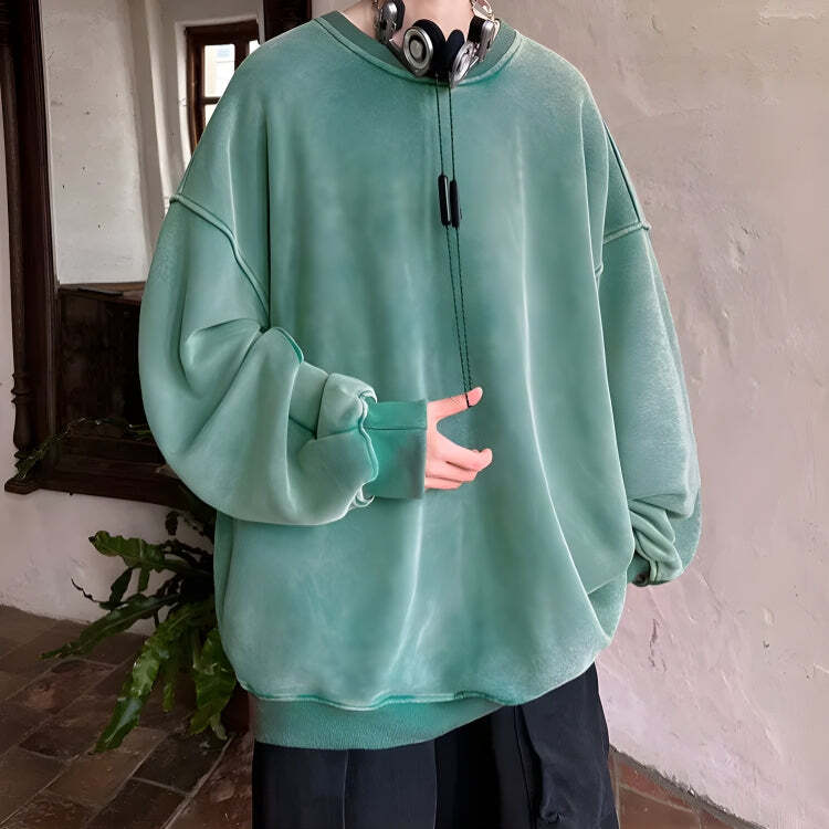 Style Core Aesthetics, New Style Trends - Soft Boy Casual Oversized Sweatshirt Style Core Aesthetics, New Style Trends - Soft Boy Casual Oversized Sweatshirt