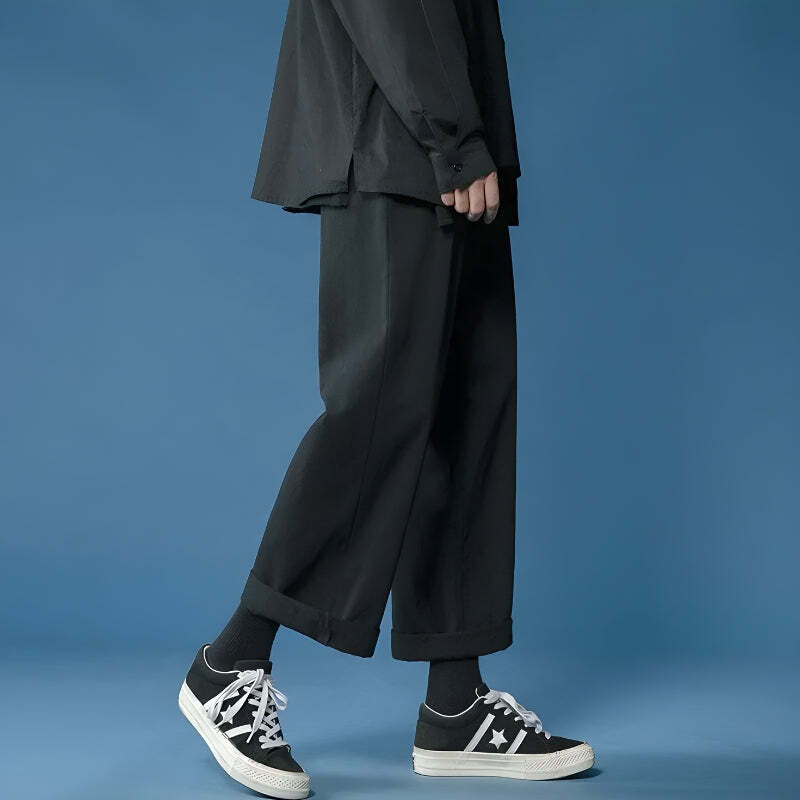 Style Core Aesthetics, New Style Trends - Soft Boy Casual Straight Leg Pants Style Core Aesthetics, New Style Trends - Soft Boy Casual Straight Leg Pants