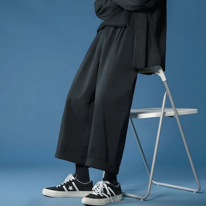 Style Core Aesthetics, New Style Trends - Soft Boy Casual Straight Leg Pants
