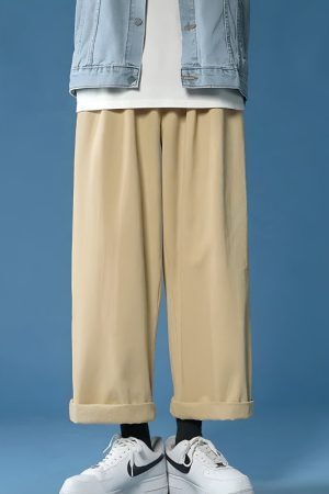 Style Core Aesthetics, New Style Trends - Soft Boy Casual Straight Leg Pants