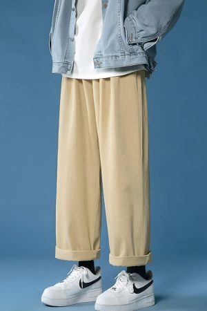 Style Core Aesthetics, New Style Trends - Soft Boy Casual Straight Leg Pants