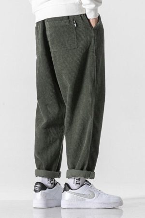 Style Core Aesthetics, New Style Trends - Soft Boy Corduroy Jogger Pants