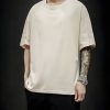 Style Core Aesthetics, New Style Trends - Soft Boy Crew Neck Basic Tee