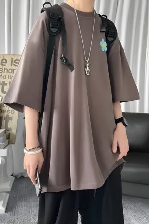 Style Core Aesthetics, New Style Trends - Soft Boy Daisy Oversize Tee