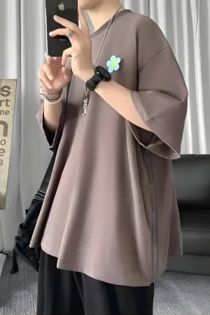 Style Core Aesthetics, New Style Trends - Soft Boy Daisy Oversize Tee