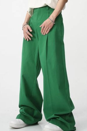 Style Core Aesthetics, New Style Trends - Soft Boy High Waist Baggy Pants