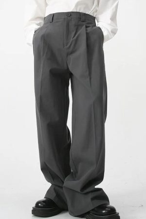 Style Core Aesthetics, New Style Trends - Soft Boy High Waist Baggy Pants