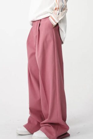 Style Core Aesthetics, New Style Trends - Soft Boy High Waist Baggy Pants