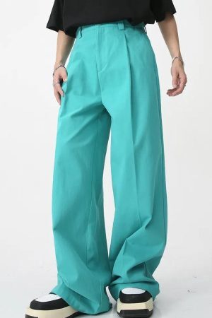 Style Core Aesthetics, New Style Trends - Soft Boy High Waist Baggy Pants