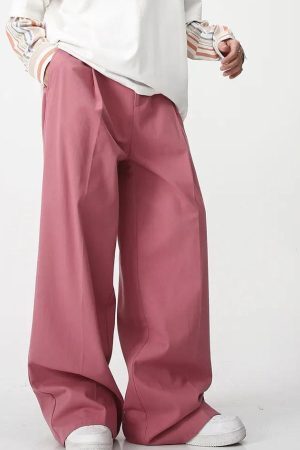 Style Core Aesthetics, New Style Trends - Soft Boy High Waist Baggy Pants