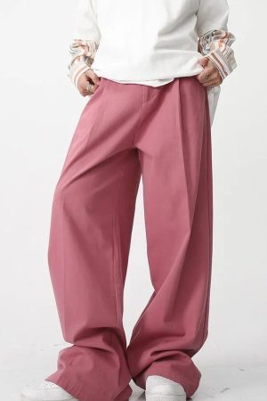 Style Core Aesthetics, New Style Trends - Soft Boy High Waist Baggy Pants