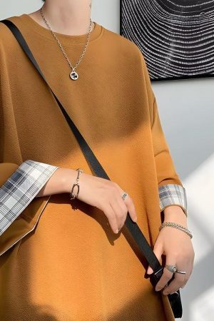 Style Core Aesthetics, New Style Trends - Soft Boy Oversize Detailed Tee