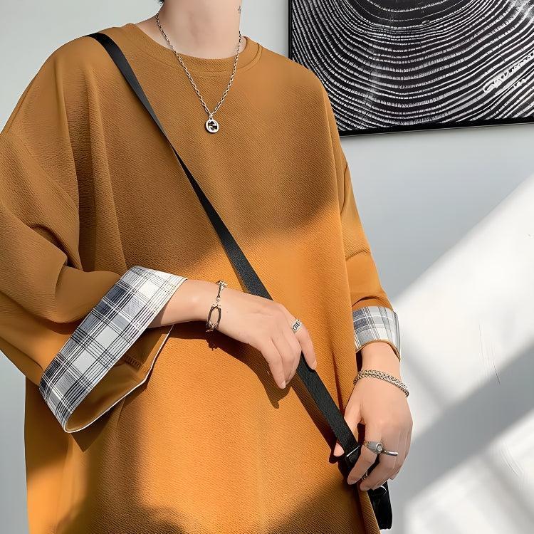 Style Core Aesthetics, New Style Trends - Soft Boy Oversize Detailed Tee Style Core Aesthetics, New Style Trends - Soft Boy Oversize Detailed Tee