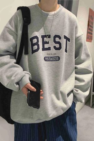 Style Core Aesthetics, New Style Trends - Soft Boy Oversized Sweatshirt