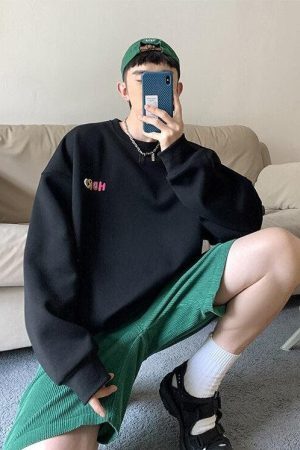 Style Core Aesthetics, New Style Trends - Soft Boy Printed Sweatshirt