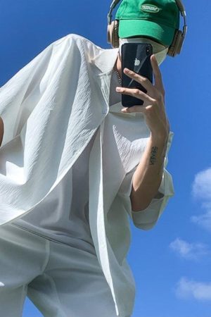 Style Core Aesthetics, New Style Trends - Soft Boy Shirt and Shorts Two Piece Set