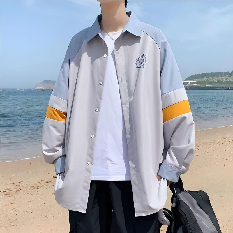 Style Core Aesthetics, New Style Trends - Soft Boy Smiley Pastel Shirt Style Core Aesthetics, New Style Trends - Soft Boy Smiley Pastel Shirt