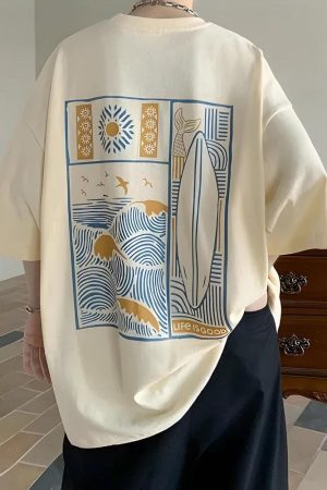 Style Core Aesthetics, New Style Trends - Soft Boy Summer Time Tee