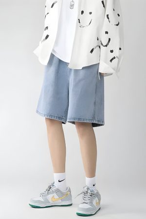 Style Core Aesthetics, New Style Trends - Soft Boy Wide Leg Shorts