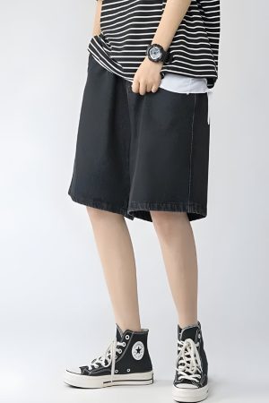 Style Core Aesthetics, New Style Trends - Soft Boy Wide Leg Shorts