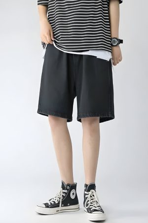 Style Core Aesthetics, New Style Trends - Soft Boy Wide Leg Shorts
