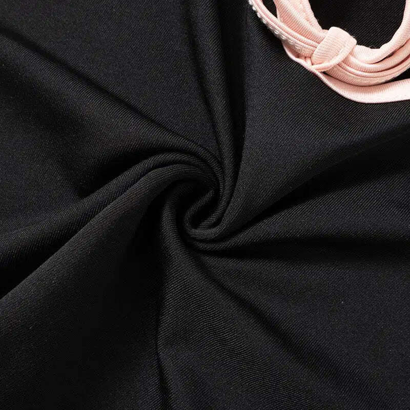 Style Core Aesthetics, New Style Trends - Soft Girl Bow Sweetheart Neckline Top Style Core Aesthetics, New Style Trends - Soft Girl Bow Sweetheart Neckline Top