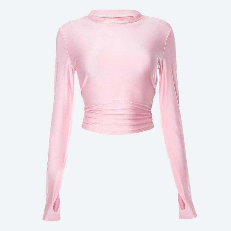 Style Core Aesthetics, New Style Trends - Soft Girl Candy Pink Metallic Top Style Core Aesthetics, New Style Trends - Soft Girl Candy Pink Metallic Top