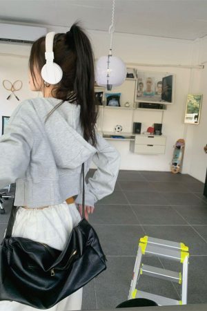 Style Core Aesthetics, New Style Trends - Soft Girl Cropped Hoodie