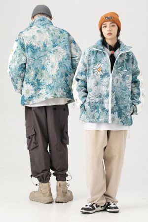 Style Core Aesthetics, New Style Trends - Soft Girl Daisy Jacket