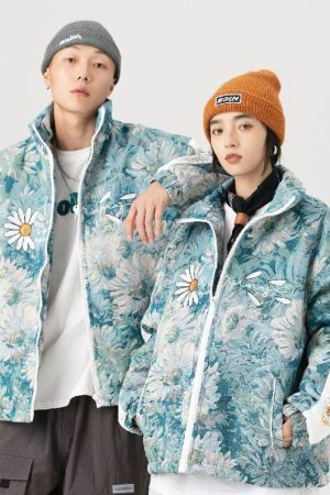 Style Core Aesthetics, New Style Trends - Soft Girl Daisy Jacket