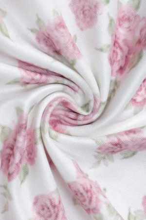 Style Core Aesthetics, New Style Trends - Soft Girl Floral Tube Mini Dress