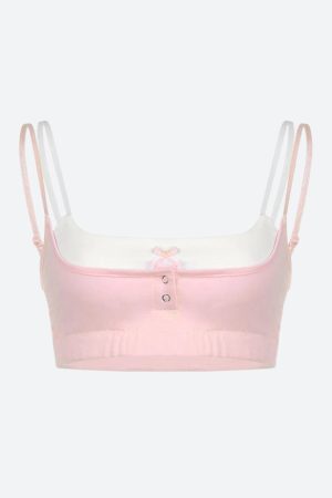 Style Core Aesthetics, New Style Trends - Soft Girl Layered Crop Top