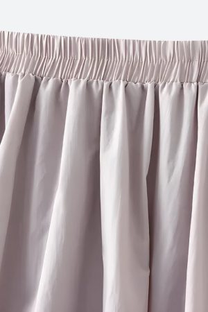 Style Core Aesthetics, New Style Trends - Soft Girl Pastel Bubble Midi Skirt